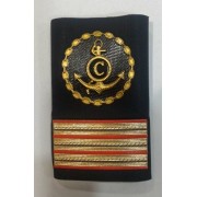 Tubolari (paio)  in materiale sintetico per Pimo Maresciallo della Marina Militare Italiana - categoria: Furiere contabile